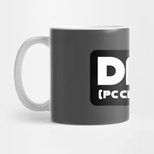 'DNF - PC Crashed' Black/White Sim Racing Design Mug